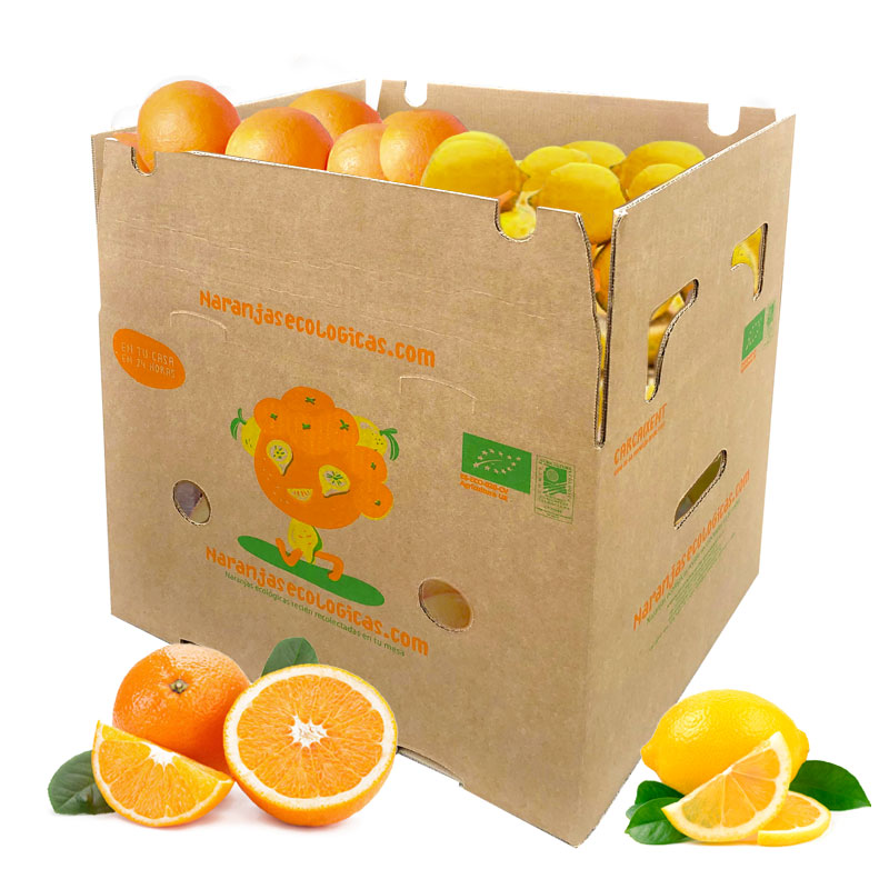 Caja 15 Kg Naranjas Mesa y Limones